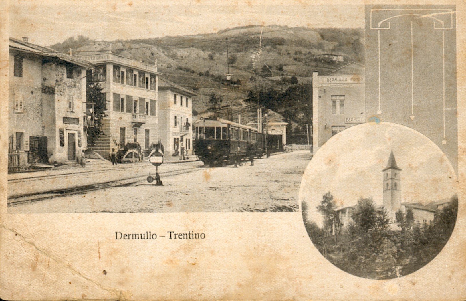 Cartolina Dermulo (inizi 900)