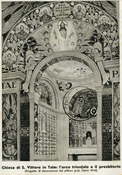 Presbiterio chiesa di Taio (anni 50)